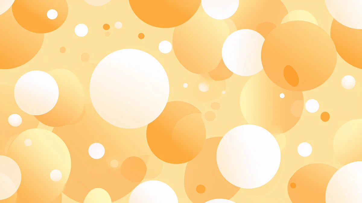 Golden Bokeh Glow Mural Wallpaper — Abstract Circle Pattern Mural Wallpaper - room preview 04