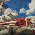 Pastoral Mythological Mural Wallpaper — Classic Baroque Oil Painting Mural Wallpaper - room preview 04