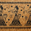 Ancient Art Mural Wallpaper Flute Players Illustration Mural Wallpaper - room preview 04