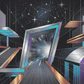 Cosmic Gateway Mural Wallpaper — Futuristic Architectural Design Mural Wallpaper - room preview 04
