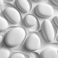 Sculpted Pebble Wall Mural Wallpaper — Modern Minimalist Design Mural Wallpaper - room preview 04