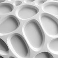 Organic Cellular 3D Mural Wallpaper — Modern Architectural Decor Mural Wallpaper - room preview 04