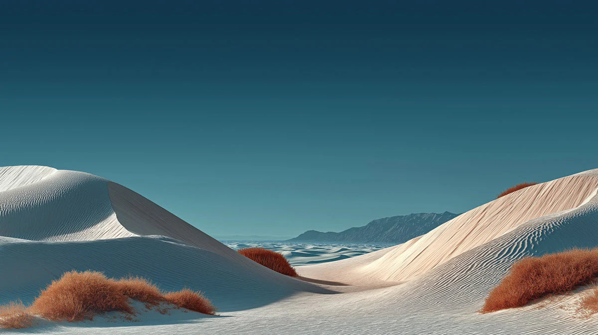 Desert Dune Mural Wallpaper with Burnt Orange Accents Mural Wallpaper - room preview 04