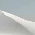 Minimalist White Sand Dune Mural Wallpaper — Calm Neutral Design Mural Wallpaper - room preview 04