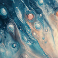 Abyssal Fluid Motion Mural Wallpaper — Modern Abstract Art Mural Wallpaper - room preview 04