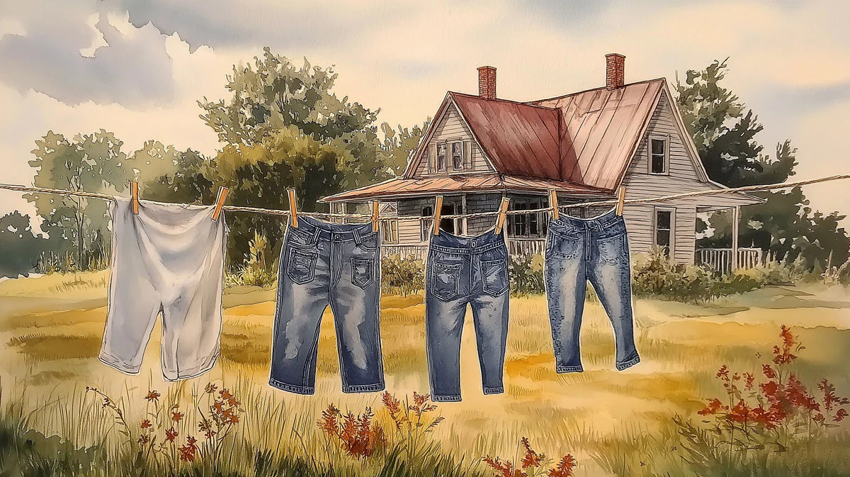 Country Homestead Mural Wallpaper — Pastoral Watercolor Scene Mural Wallpaper - room preview 04