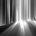 Monochrome Linear Waterfall Mural Wallpaper — Abstract Modern Art Mural Wallpaper - room preview 04