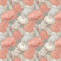 Blush Peony Garden Mural Wallpaper — Floral Sketch Design Mural Wallpaper - room preview 04