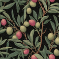 Olive Grove Botanical Mural Wallpaper in Dark Moody Tones Mural Wallpaper - room preview 04