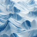 Abstract Alpine Blue Landscape Mural Wallpaper - room preview 04