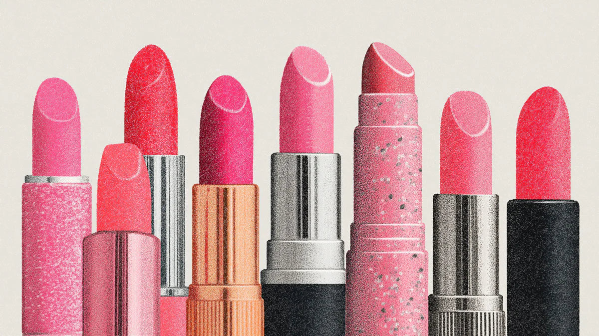 Lipstick Pop Art Mural Wallpaper —Vibrant Modern Beauty Design Mural Wallpaper - room preview 04