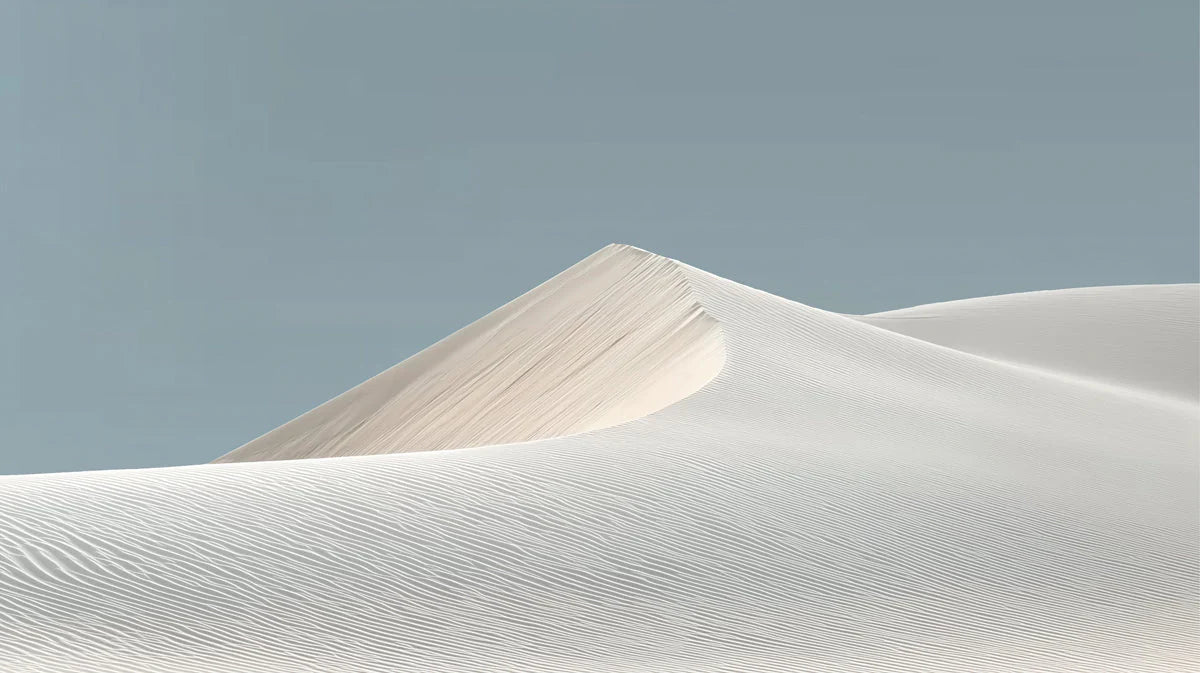 Minimalist Sand Dune Mural Wallpaper — Soft Earthy Landscape Mural Wallpaper - room preview 04
