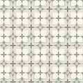 Geometric Petal Mural Wallpaper in Sage and Cream Mural Wallpaper - room preview 04