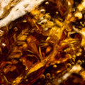 Molten Amber Abstract Mural Wallpaper with Painterly Texture Mural Wallpaper - room preview 04