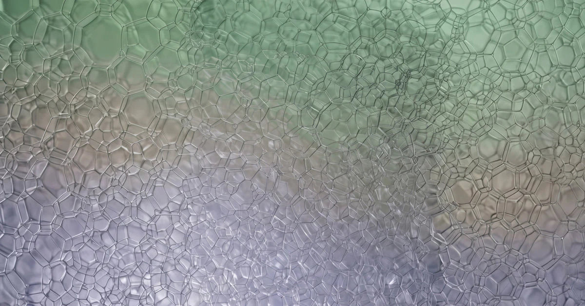 Macro Bubble Gradient Mural Wallpaper — Abstract Geometric Art Mural Wallpaper - room preview 04