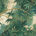 Gilded Bamboo and Cherry Blossom Mural Wallpaper - room preview 04