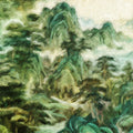 Mist-Covered Mountain Landscape Mural Wallpaper - room preview 04