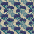 Chrysanthemum Bloom Mural Wallpaper — Stylized Botanical Mural Wallpaper - room preview 04