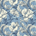 Baroque Peony Mural Wallpaper — Classic Floral Wall Art Mural Wallpaper - room preview 04