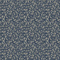 Midnight Heirloom Scroll Mural Wallpaper — Vintage Navy Floral Mural Wallpaper - room preview 04