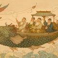 Ancient Folklore Voyage Mural Wallpaper — Whimsical Artistic Scene Mural Wallpaper - room preview 04