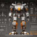 Mecha Blueprint Mural Wallpaper — Technical Industrial Design Mural Wallpaper - room preview 04