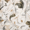 Abstract Botanical Line Art Mural Wallpaper — Organic Swirls Mural Wallpaper - room preview 04