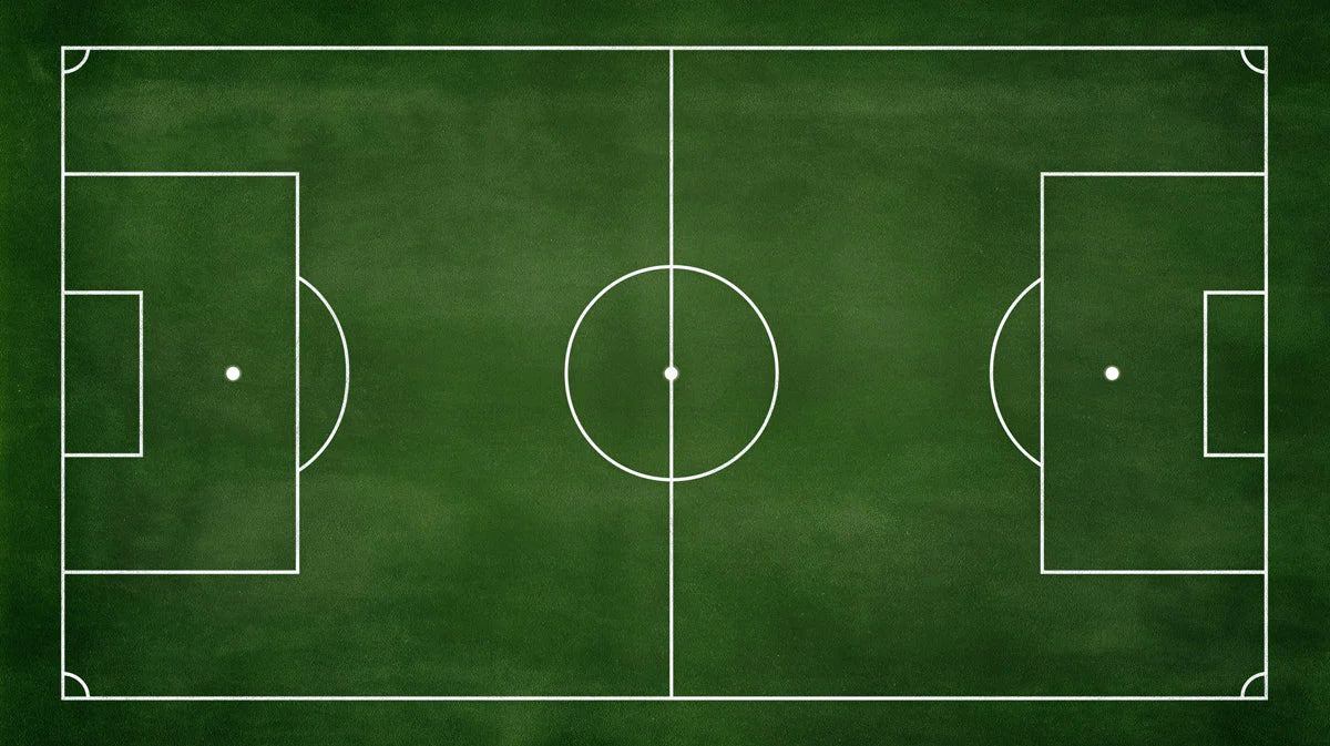 Soccer Field Pitch Mural Wallpaper — Sport Themed Wall Art Mural Wallpaper - room preview 04