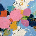 Abstract Expressionist Mural Wallpaper in Vibrant Painted Strokes Mural Wallpaper - room preview 04