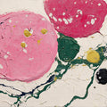 Abstract Circular Brushstroke Mural Wallpaper in Vibrant Colors Mural Wallpaper - room preview 04