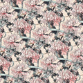 Chrysanthemum and Ribbon Mural Wallpaper — Art Nouveau Floral Mural Wallpaper - room preview 04