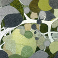 Abstract Forest Canopy Mural Wallpaper — Modern Dot Art Design Mural Wallpaper - room preview 04