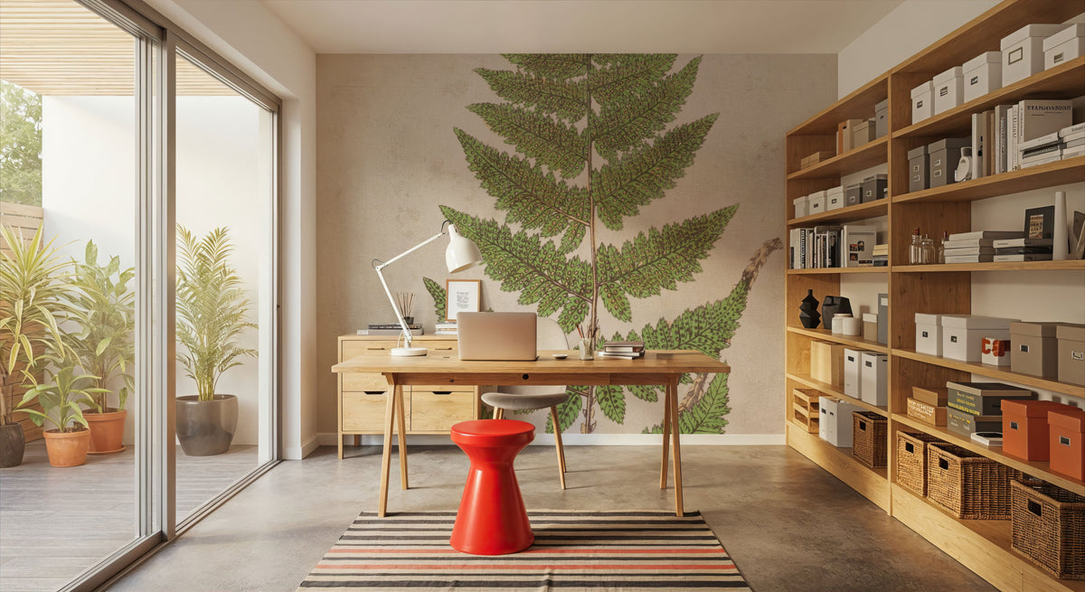 Forest Fern IV Mural Wallpaper - room preview 04