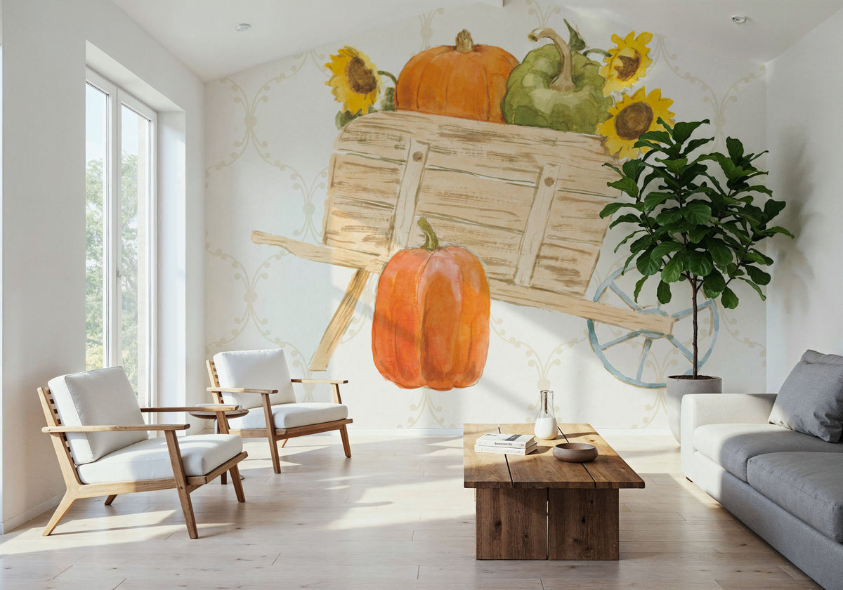 Harvest Wishes I Mural Wallpaper - room preview 04