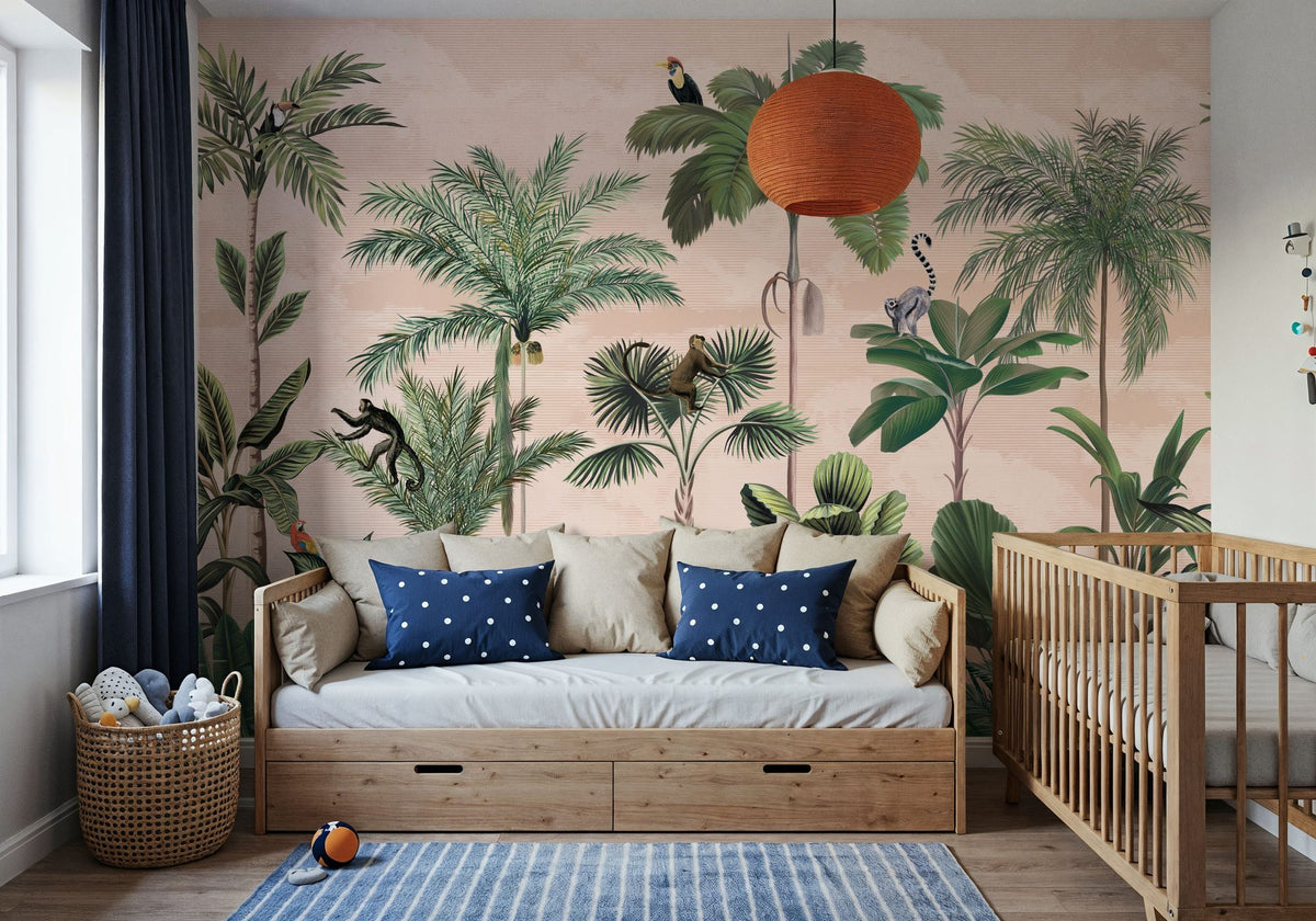 Jungle Delight, Sand Mural Wallpaper - room preview 04