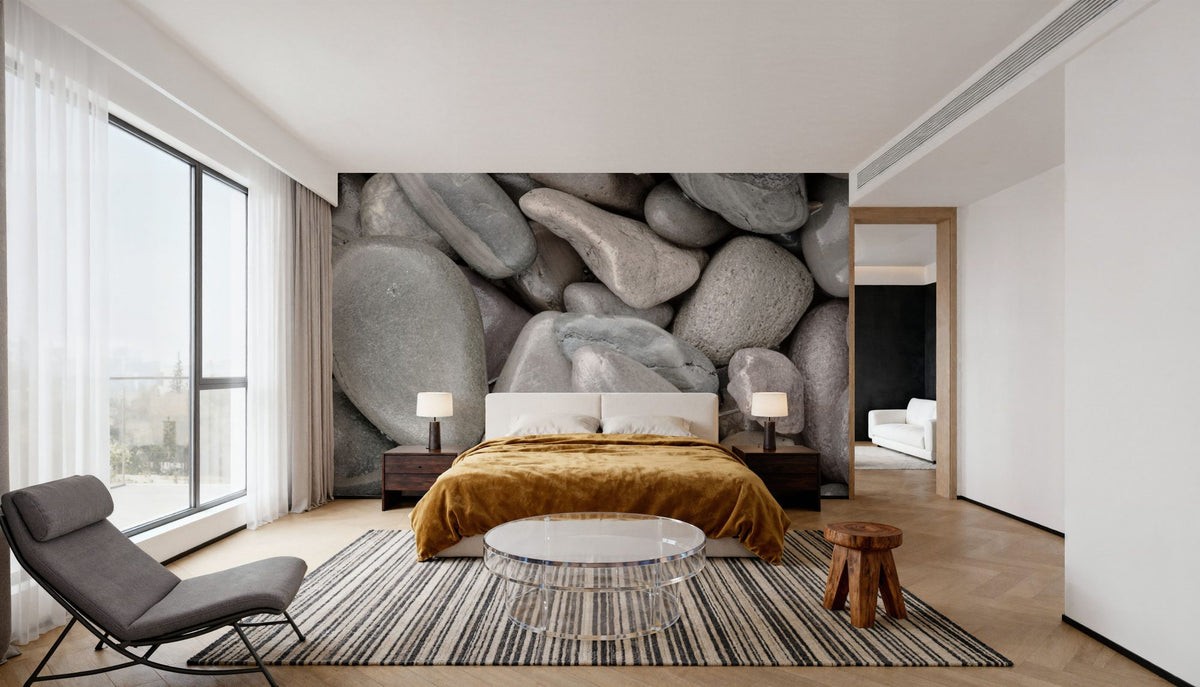 Lake Rocks Mural Wallpaper - room preview 04