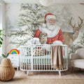 Woodland Santa II Mural Wallpaper - room preview 04