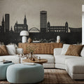 Wuppertal Germany Skyline Concrete Mural Wallpaper - room preview 04
