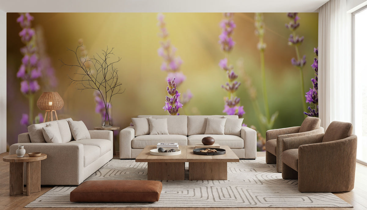 Lavender Scent Mural Wallpaper - room preview 04