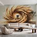 Desert Tempest's Embrace Mural Wallpaper - room preview 04