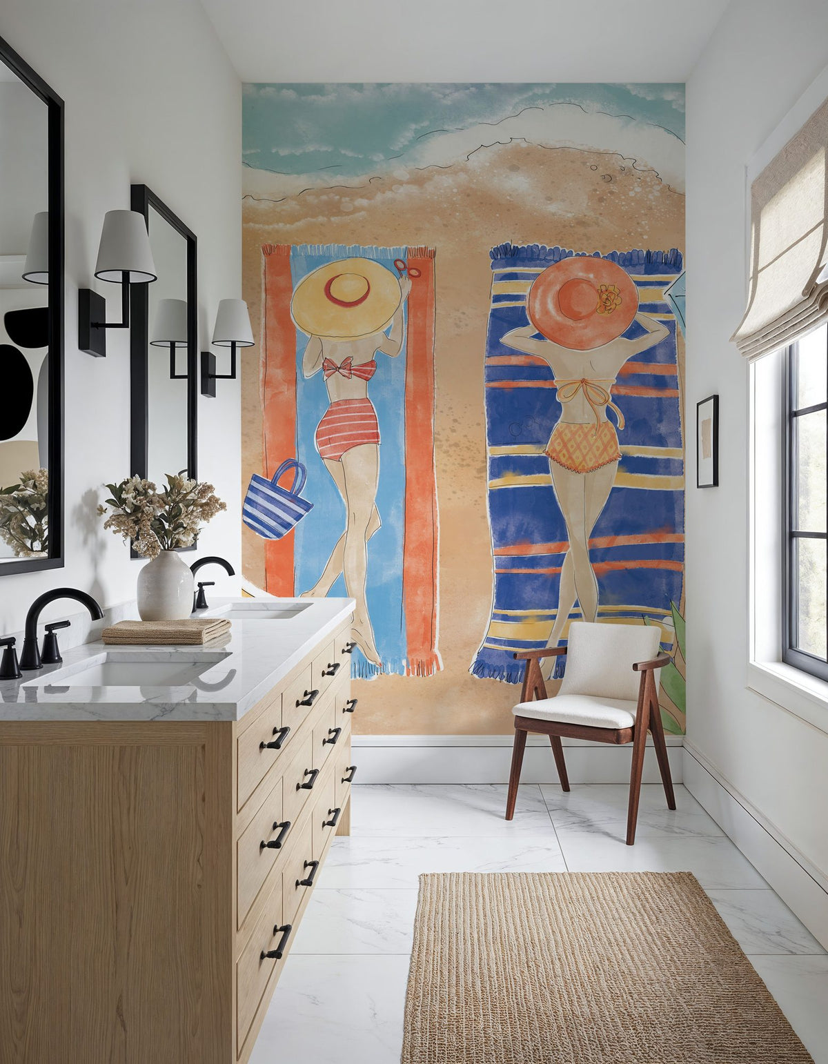 Sunkissed II Beach Mural Wallpaper - room preview 04