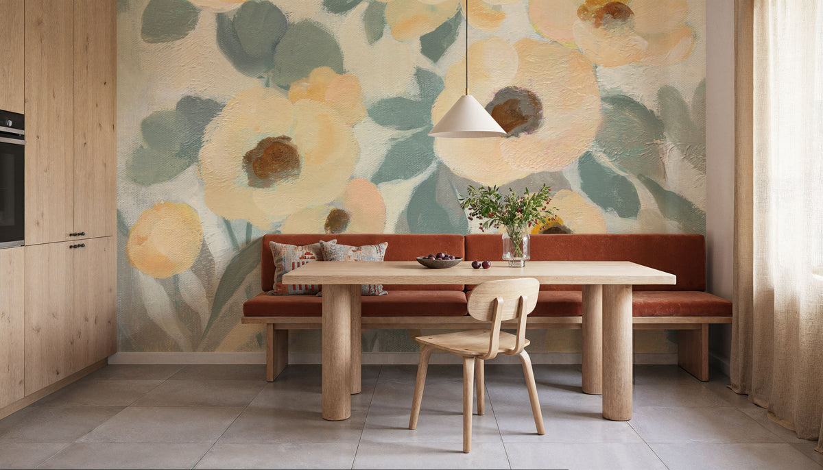 Breezy Flowers II Mural Wallpaper - room preview 04