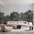 Over the Treetops, Forest Green Mural Wallpaper - room preview 04
