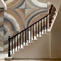 The Center I Abstract Dark Mural Wallpaper - room preview 04