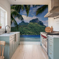 Island Paradise Palms Mural Wallpaper - room preview 04