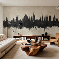 Oxford England Skyline Concrete Mural Wallpaper - room preview 04