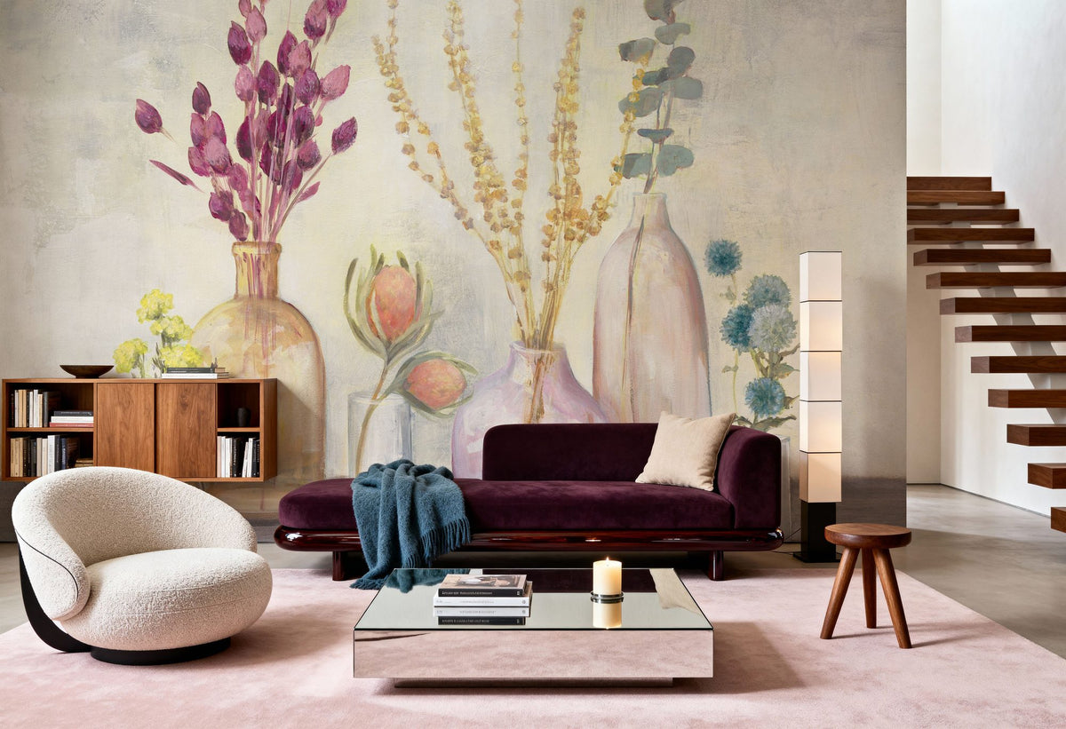 Purple Autumn Greenhouse Mural Wallpaper - room preview 04
