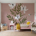 Pretty Little Flower IV Mural Wallpaper - room preview 04