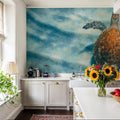 Sandbar Sea Turtle I Mural Wallpaper - room preview 04