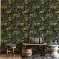Leopard Stretch Mural Wallpaper - room preview 04